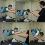 Andy's therasuit therapy.